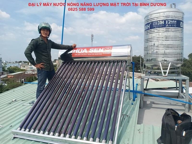 Đại lý nước nóng mặt trời Bình Dương