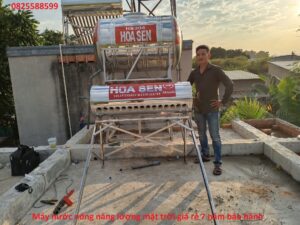 Máy nước nóng năng lượng mặt trời giá rẻ 7 năm bảo hành
