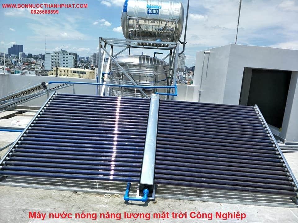 Máy nước nóng năng lượng mặt trời 1000 lít hệ công nghiệp