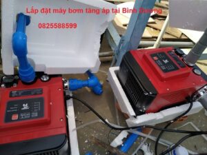 Lắp đặt máy bơm tăng áp tại Bình Dương