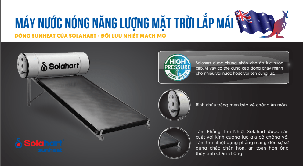 Máy nước nóng năng lượng mặt trời Solahart